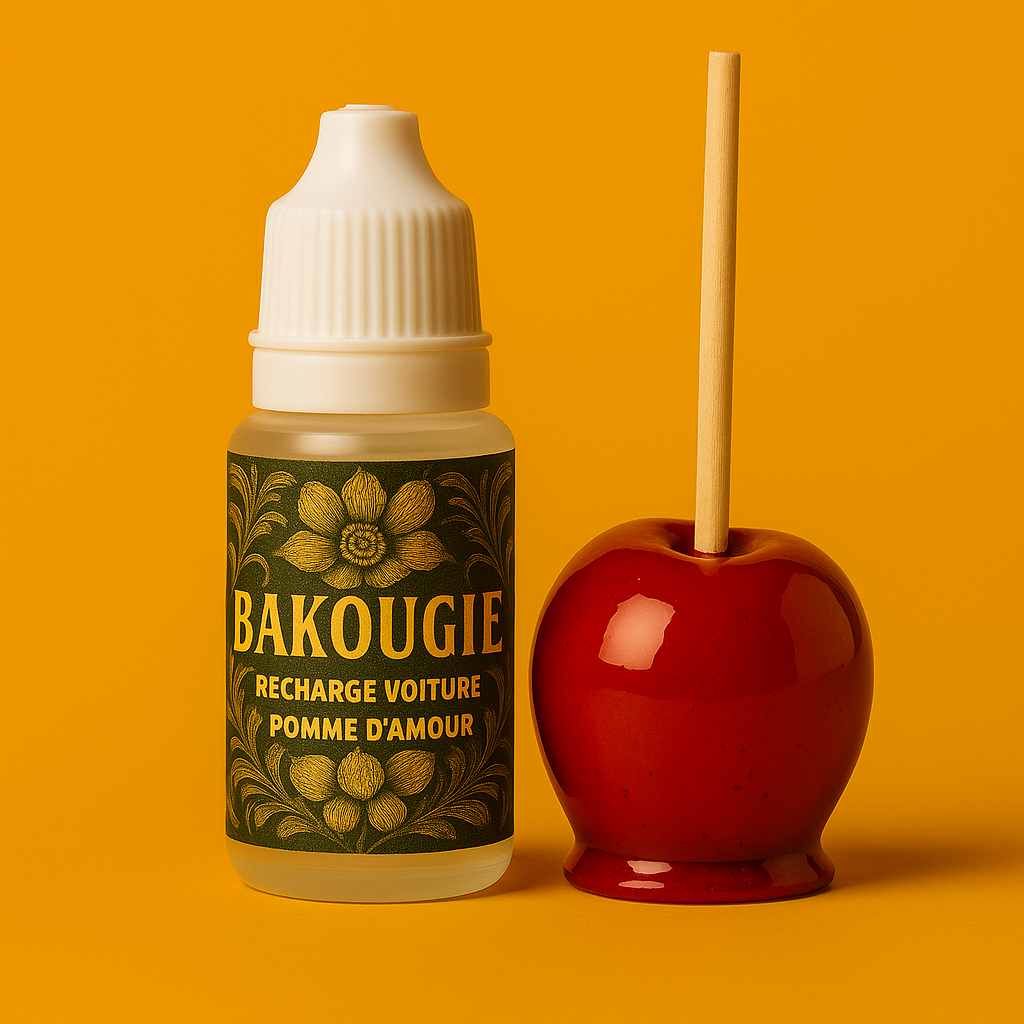 Recharge pour diffuseur voiture parfum Pomme d’Amour Bakougie