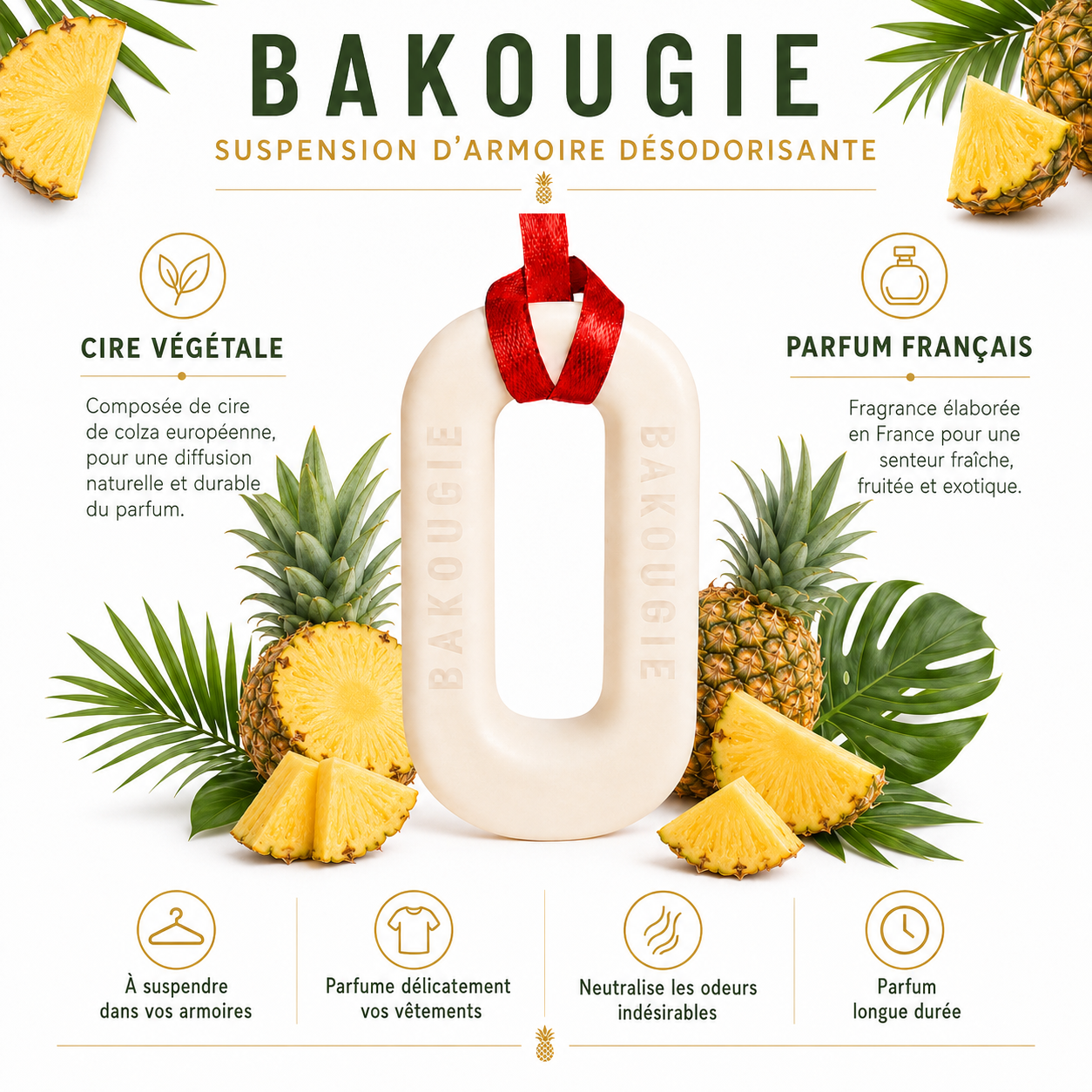 Suspension parfumée Ananas Bakougie — vue complémentaire 4