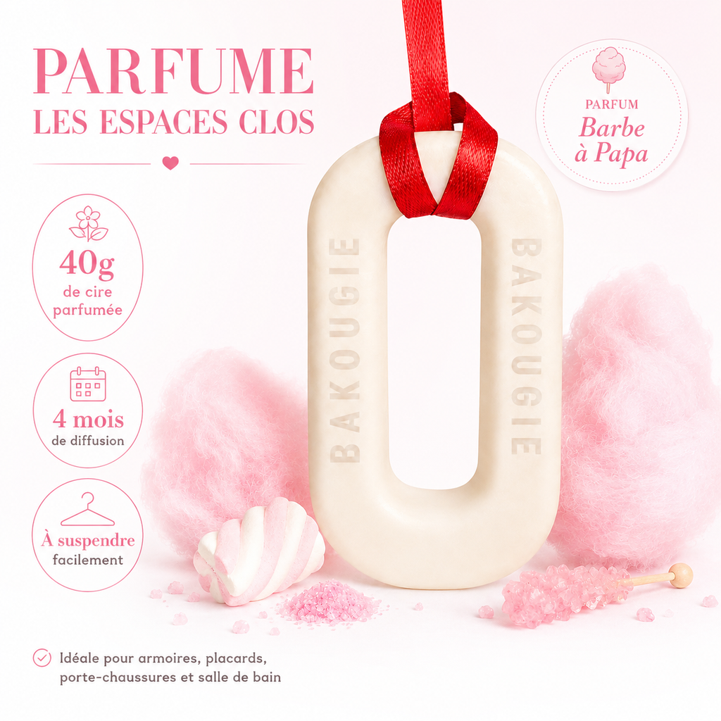 Suspension parfumée Barbe à papa Bakougie — vue complémentaire 2