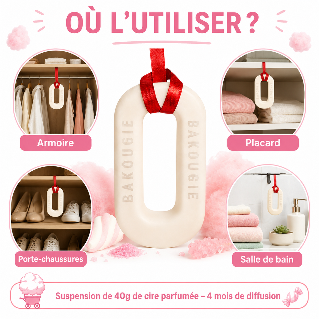 Suspension parfumée Barbe à papa Bakougie — vue complémentaire 5