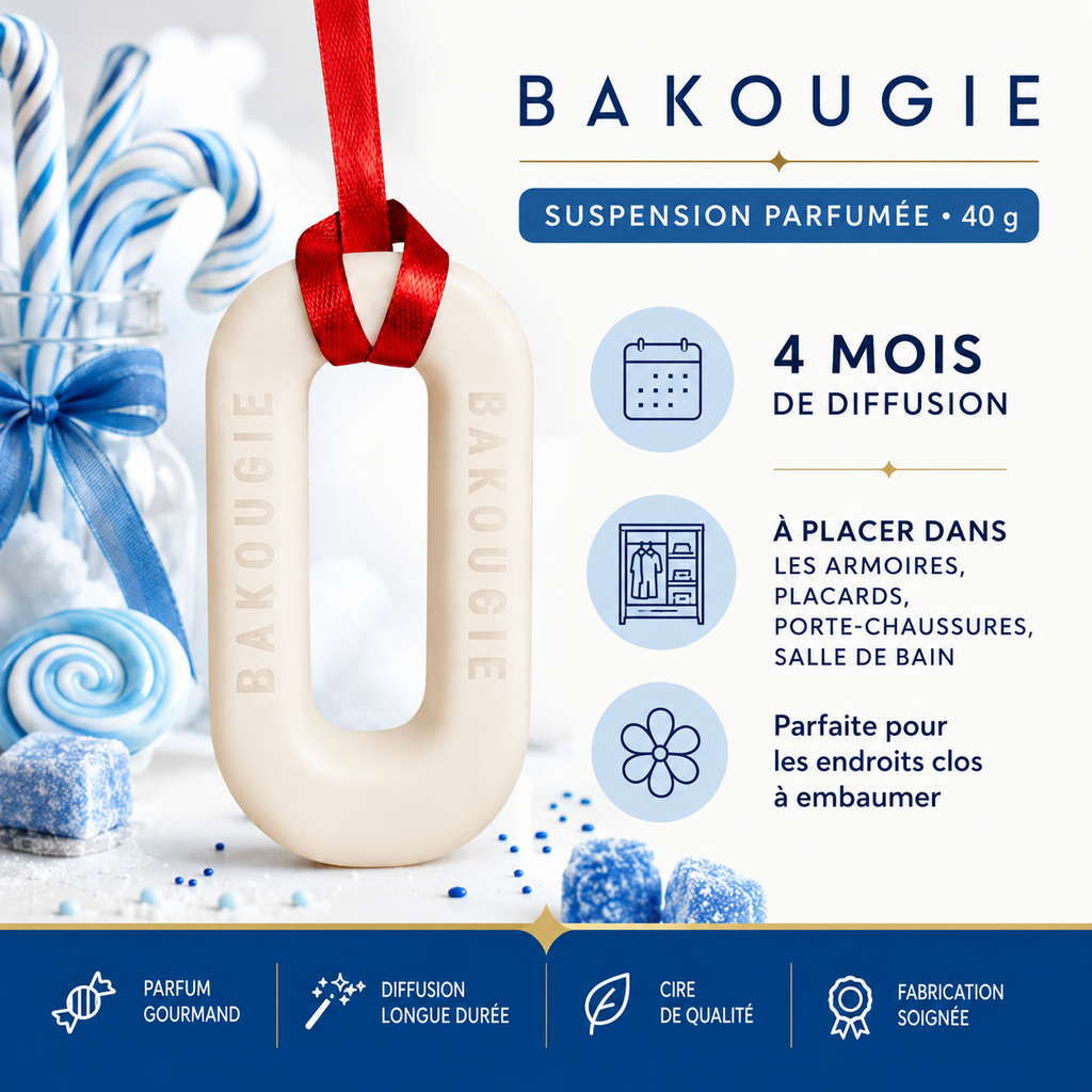 Suspension parfumée Bonbon bleu Bakougie — vue complémentaire 8