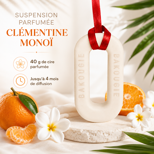 Suspension parfumée Clémentine monoï Bakougie — vue complémentaire 2