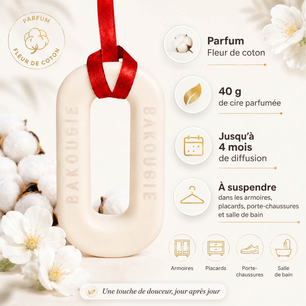 Suspension parfumée Fleur de coton Bakougie — vue complémentaire 6