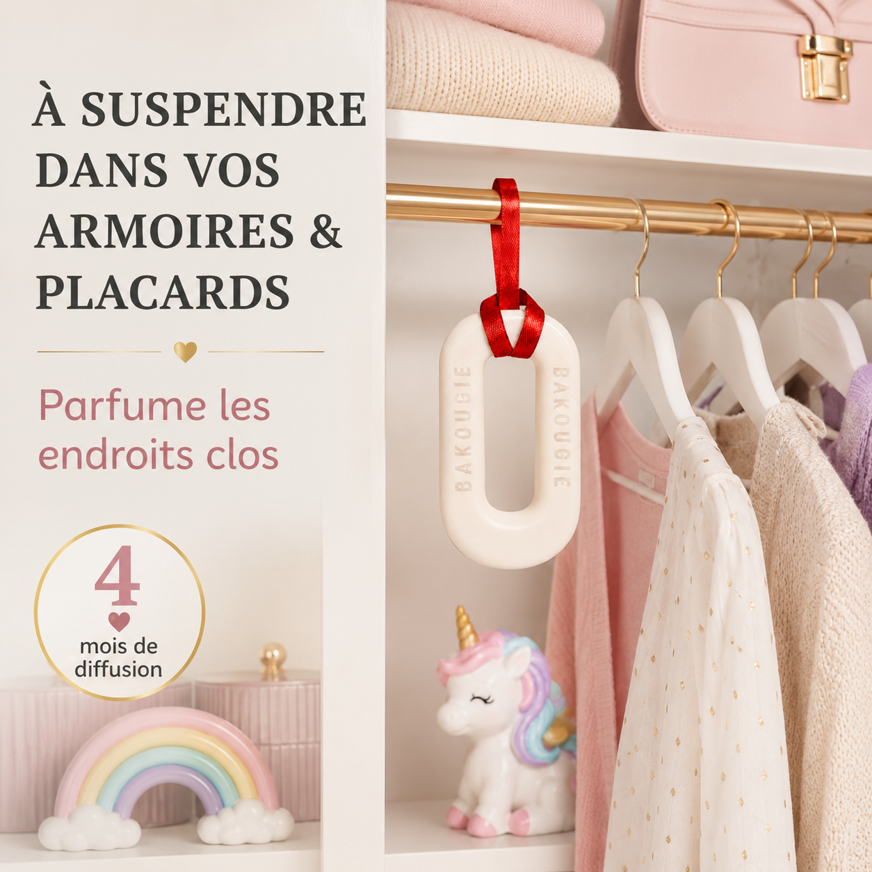 Suspension parfumée Licorne Bakougie — vue complémentaire 3