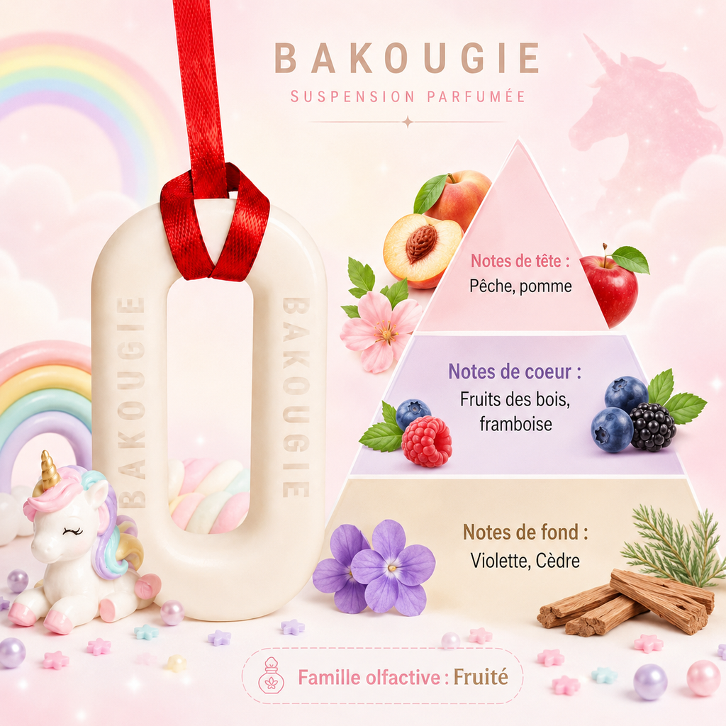 Suspension parfumée Licorne Bakougie — vue complémentaire 5
