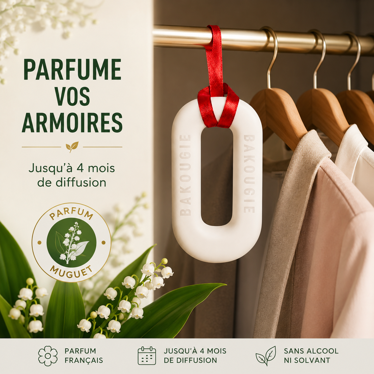 Suspension parfumée Muguet Bakougie — vue complémentaire 2