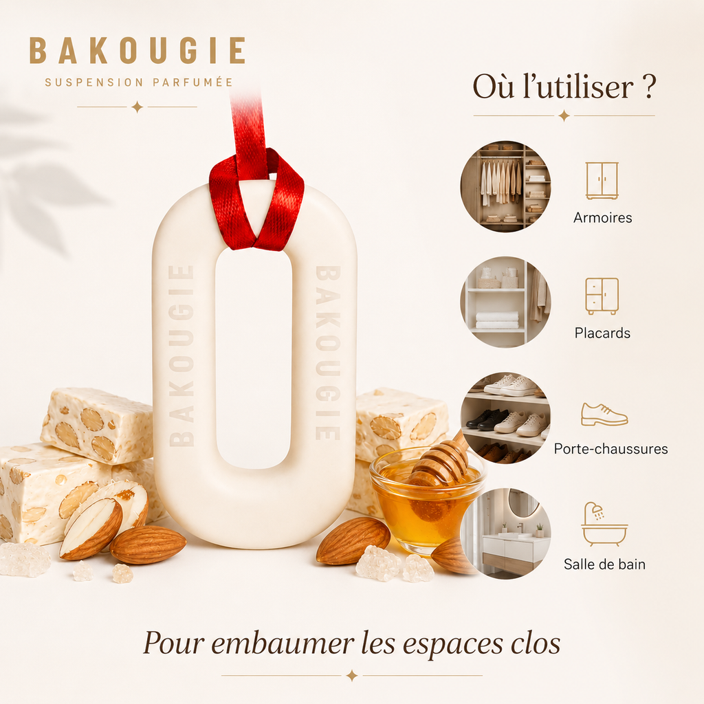 Suspension parfumée Nougat blanc Bakougie — vue complémentaire 7