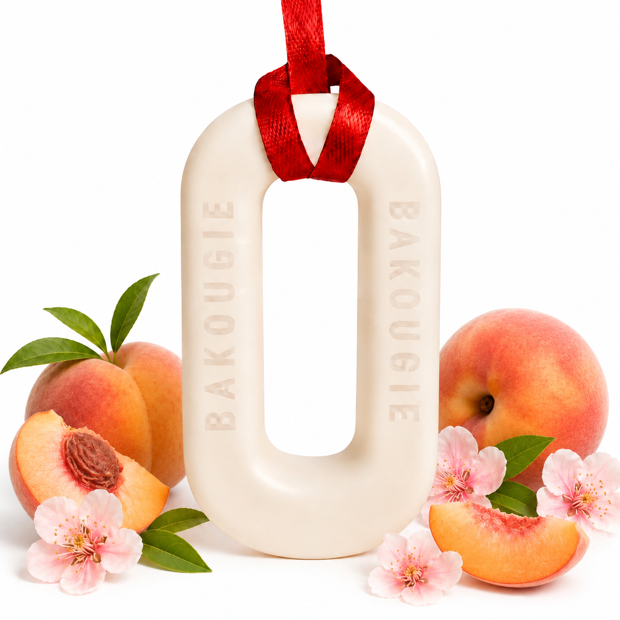 Suspension parfumée Pêche Bakougie pour armoire et maison