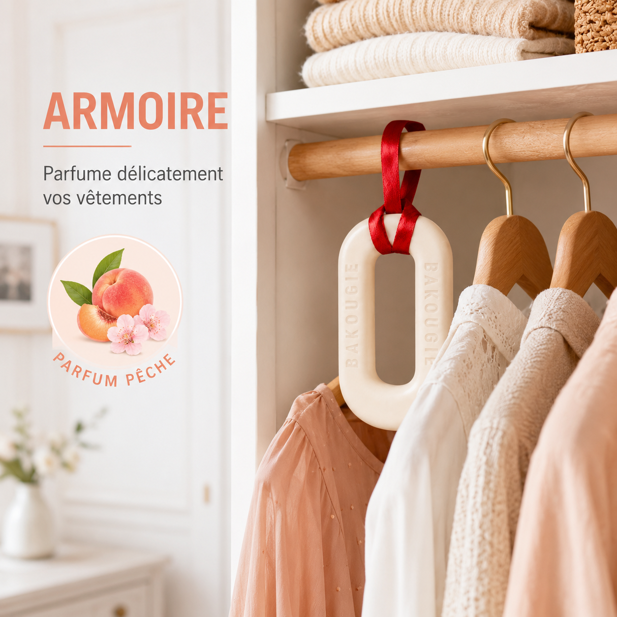 Suspension parfumée Pêche Bakougie — vue complémentaire 4