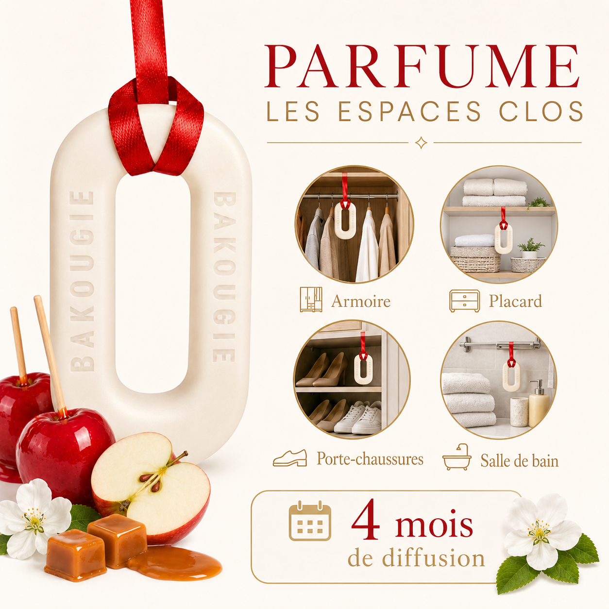 Suspension parfumée Pomme d’Amour Bakougie — vue complémentaire 5