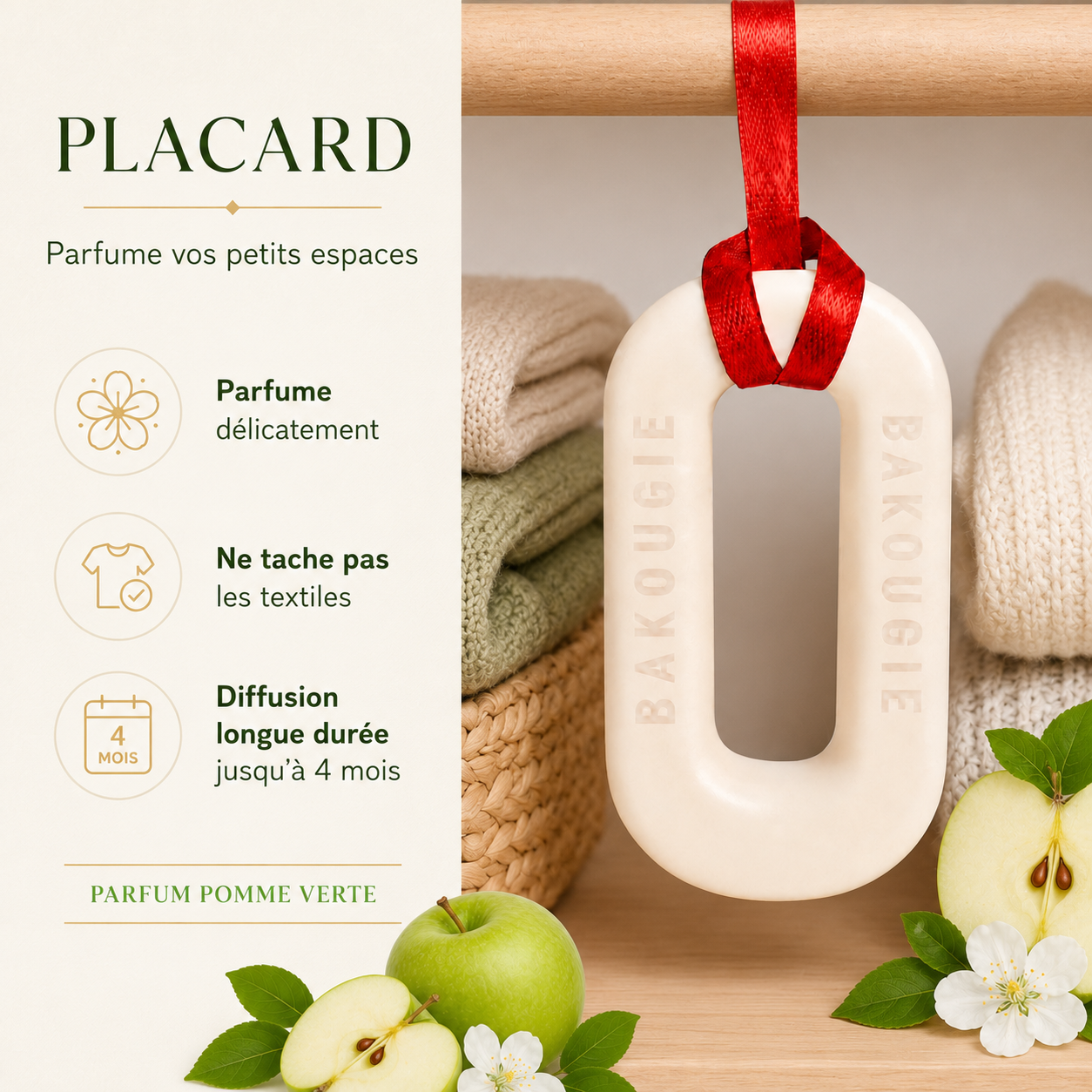 Suspension parfumée Pomme verte Bakougie — vue complémentaire 7