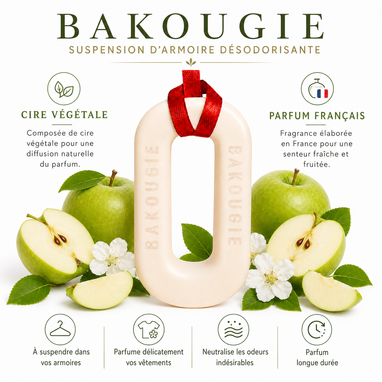Suspension parfumée Pomme verte Bakougie — vue complémentaire 8