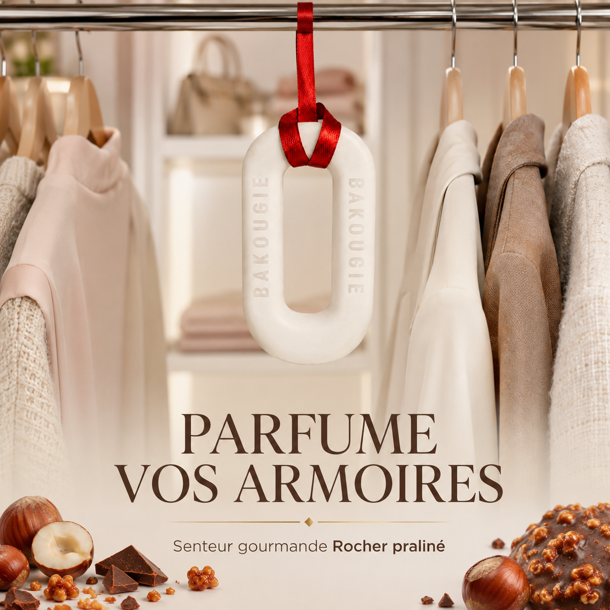 Suspension parfumée Rocher praliné Bakougie — vue complémentaire 3