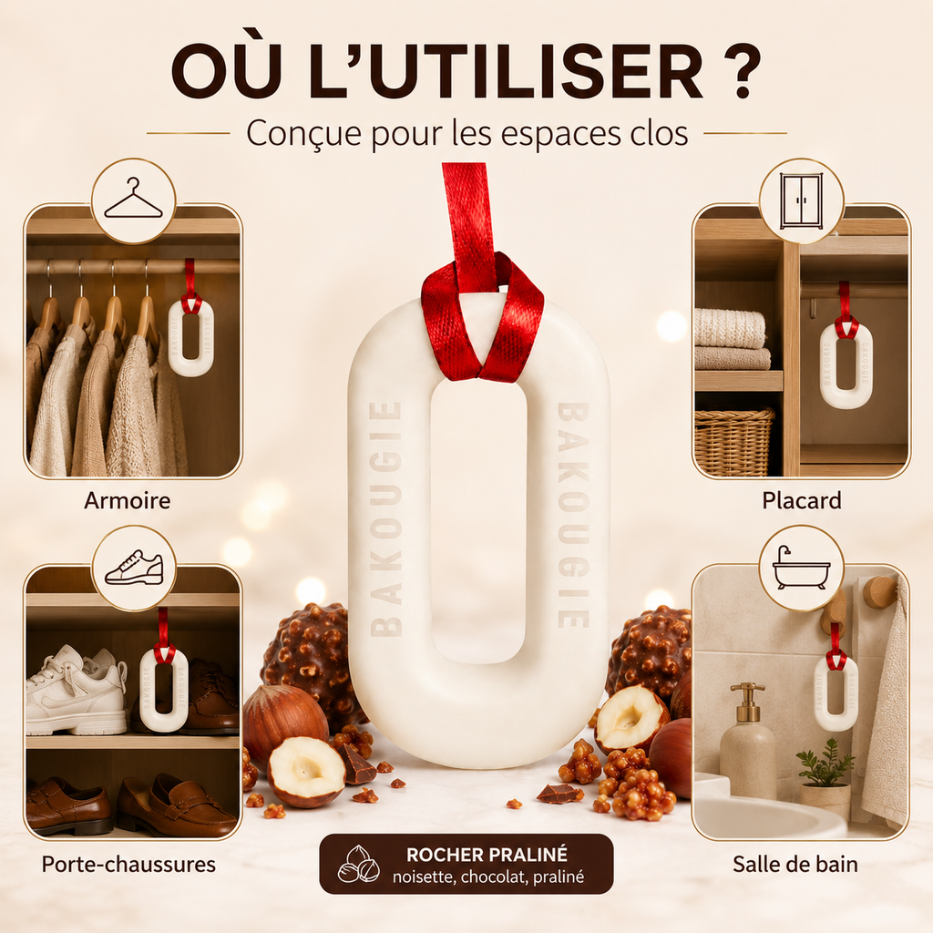 Suspension parfumée Rocher praliné Bakougie — vue complémentaire 7