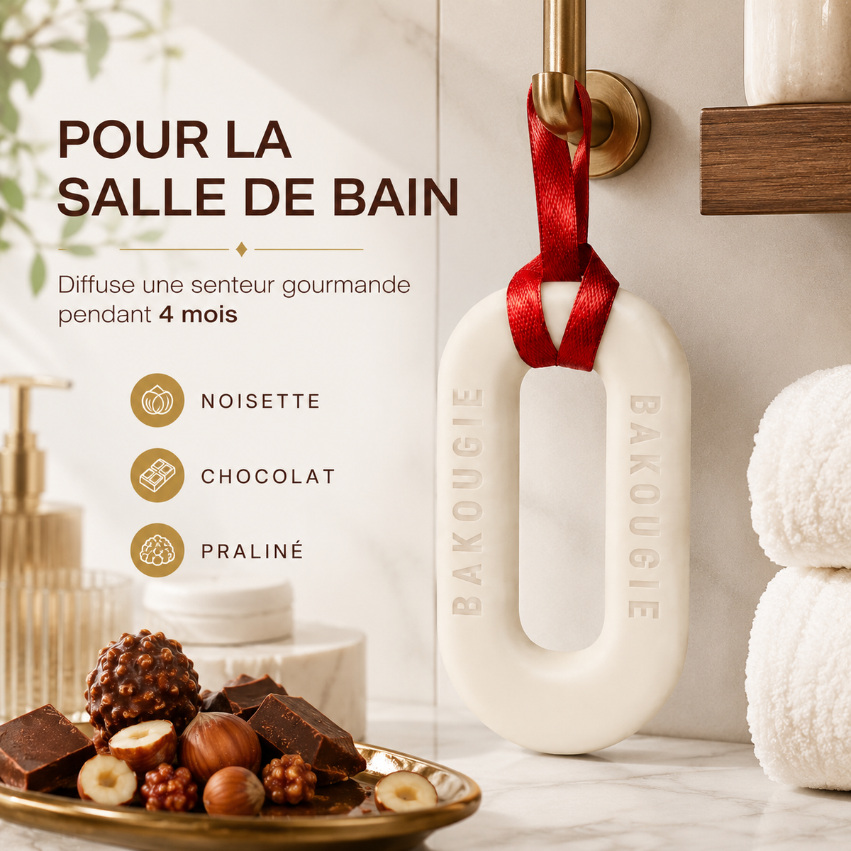 Suspension parfumée Rocher praliné Bakougie — vue complémentaire 8