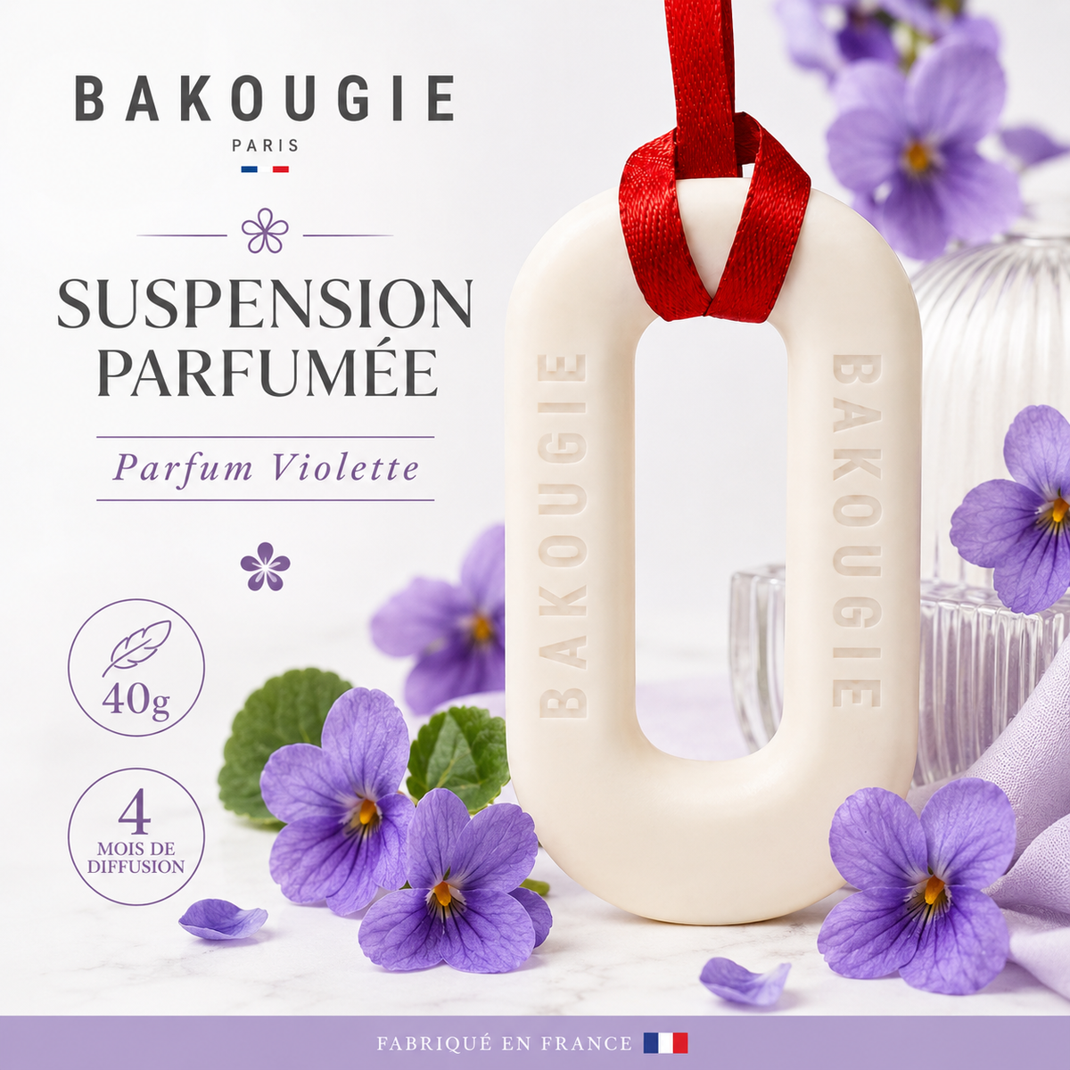 Suspension parfumée Violette Bakougie — vue complémentaire 2