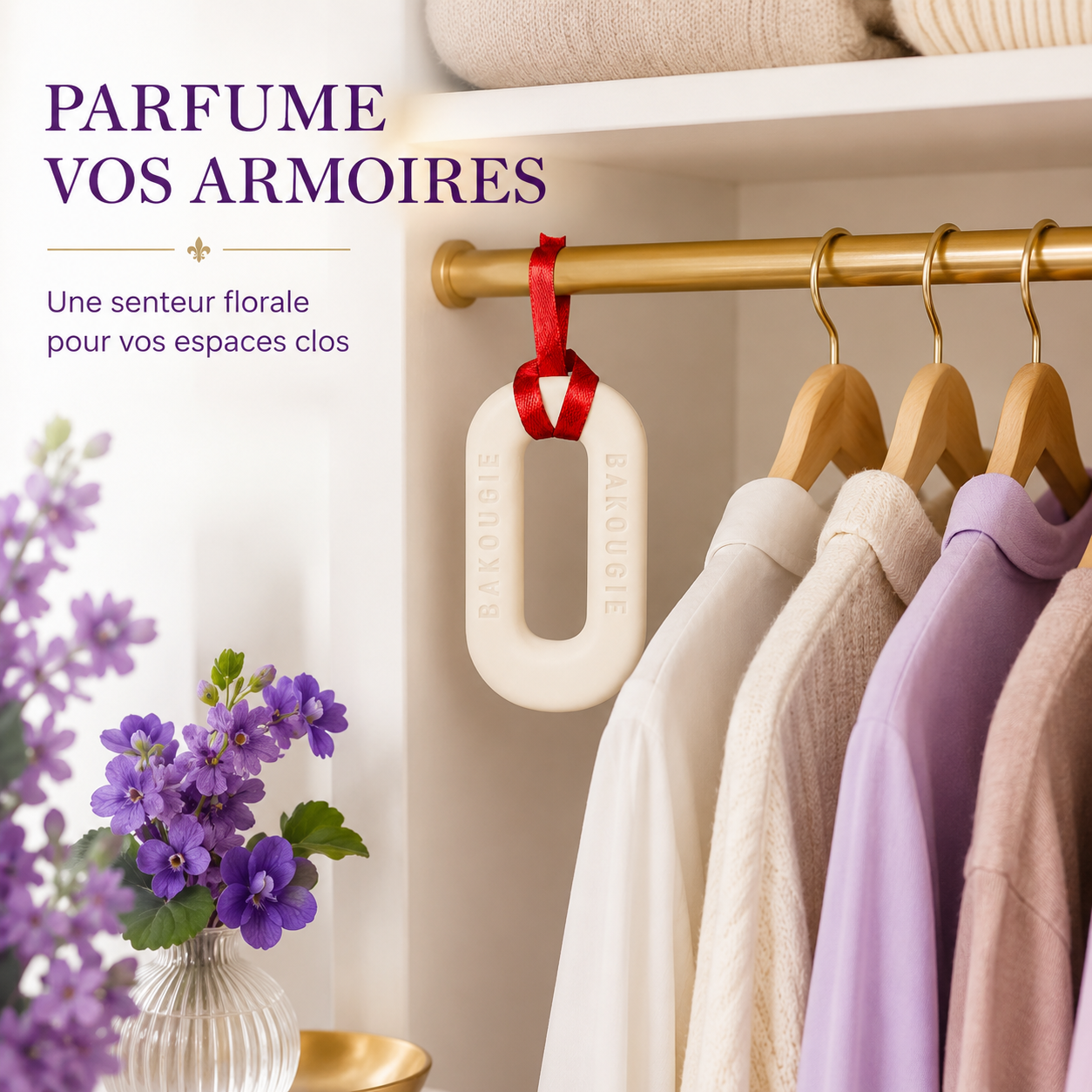 Suspension parfumée Violette Bakougie — vue complémentaire 3